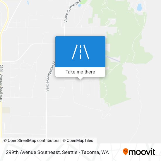 299th Avenue Southeast map