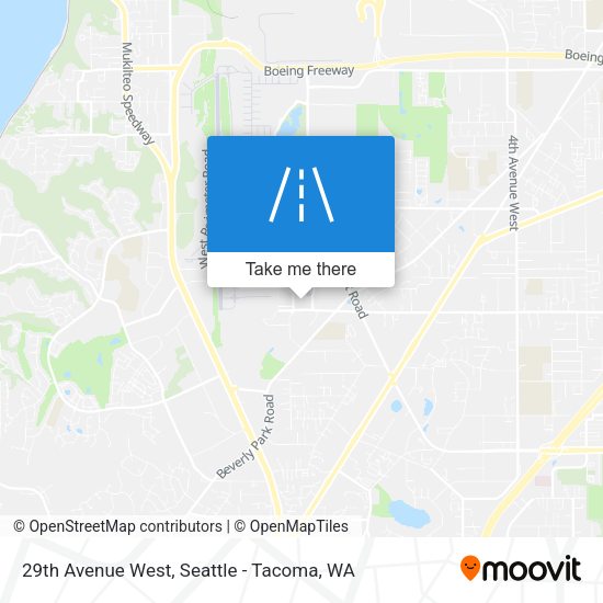 Mapa de 29th Avenue West