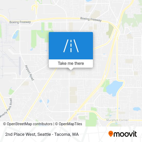 Mapa de 2nd Place West