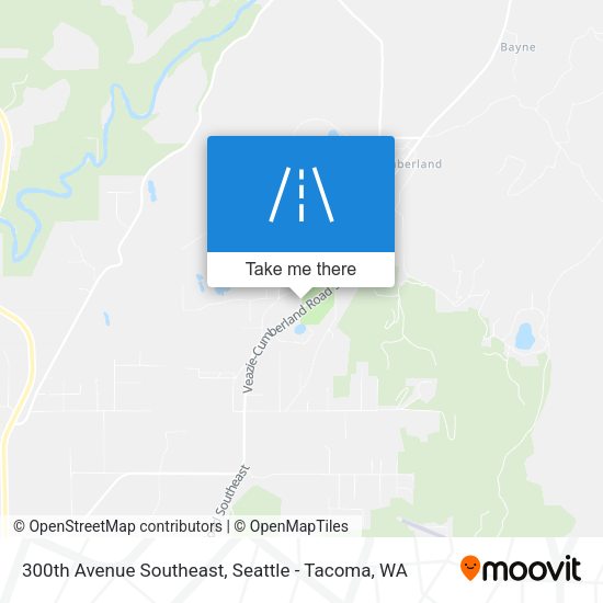 300th Avenue Southeast map