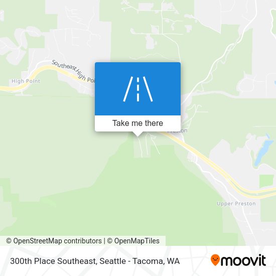 Mapa de 300th Place Southeast