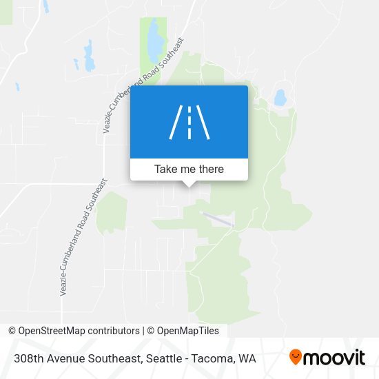 308th Avenue Southeast map