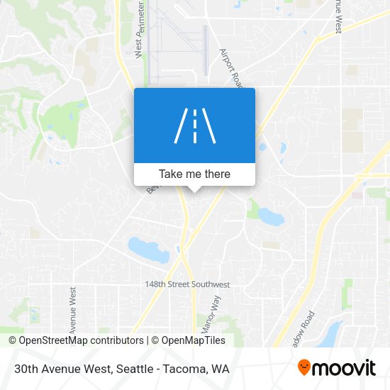 30th Avenue West map