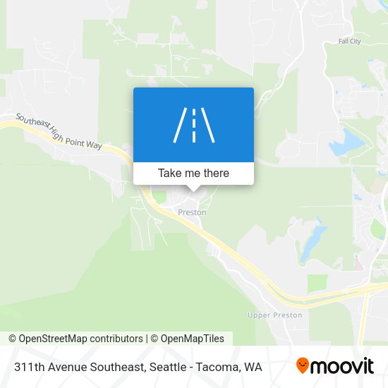 Mapa de 311th Avenue Southeast