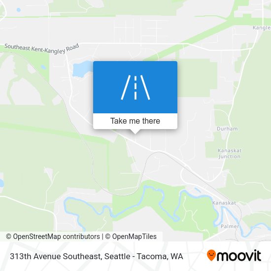 313th Avenue Southeast map