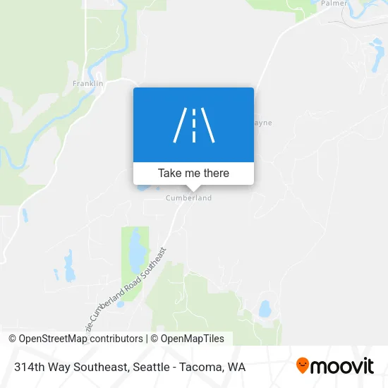 314th Way Southeast map