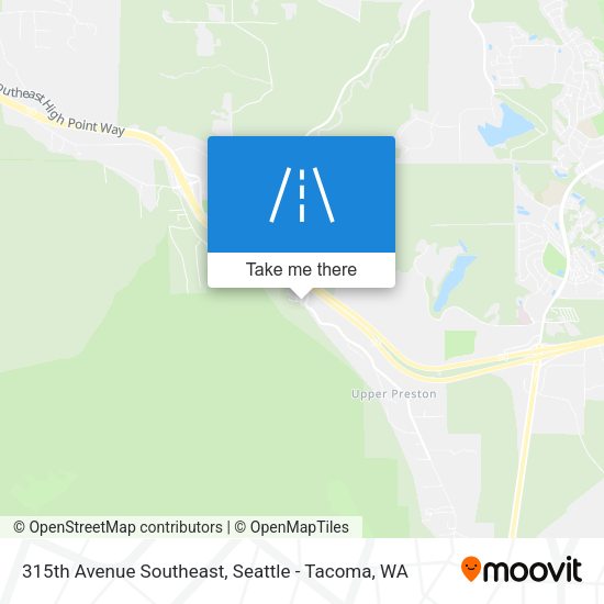 Mapa de 315th Avenue Southeast