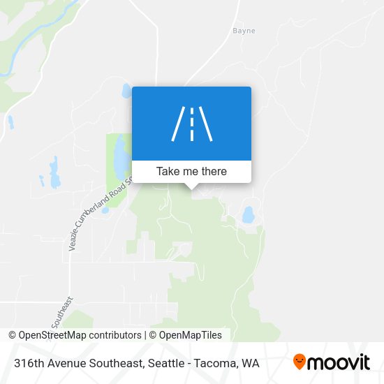 Mapa de 316th Avenue Southeast