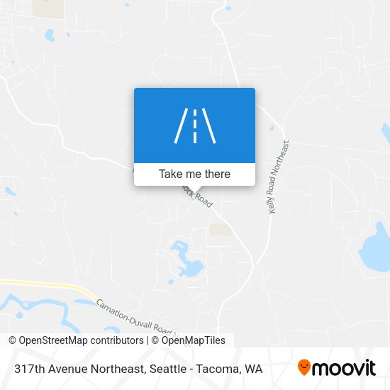 Mapa de 317th Avenue Northeast