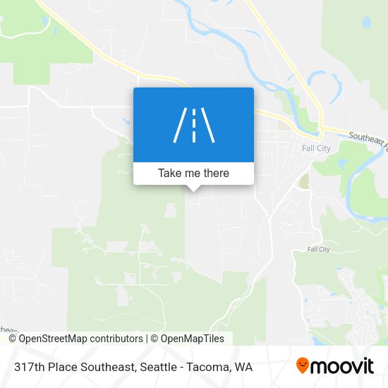 Mapa de 317th Place Southeast