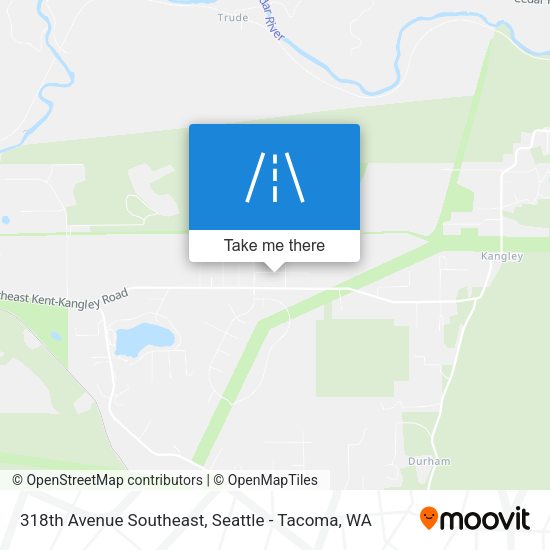 318th Avenue Southeast map