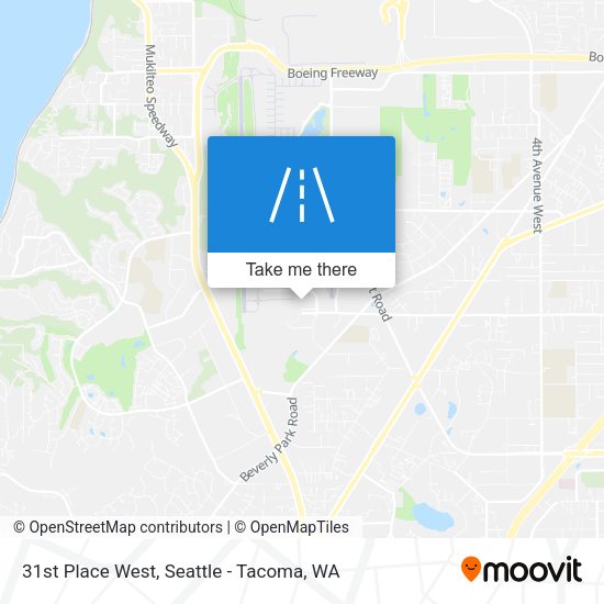 Mapa de 31st Place West