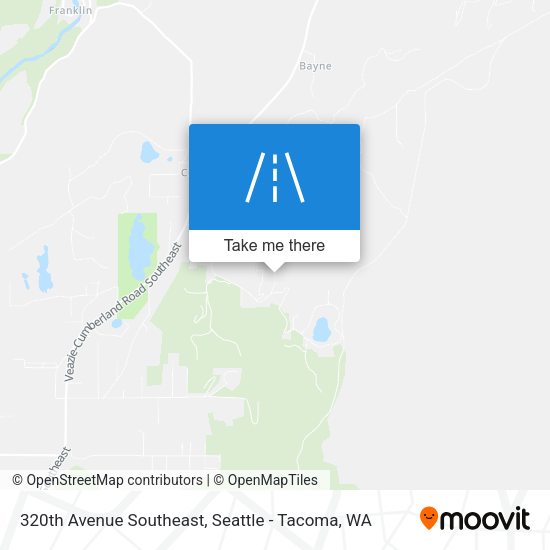 320th Avenue Southeast map