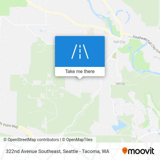 Mapa de 322nd Avenue Southeast