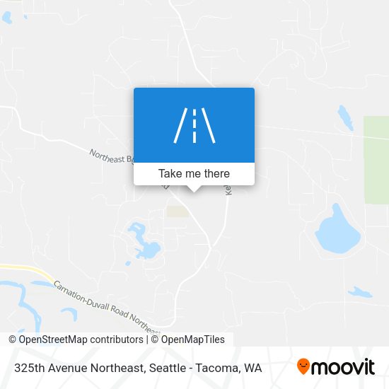 325th Avenue Northeast map