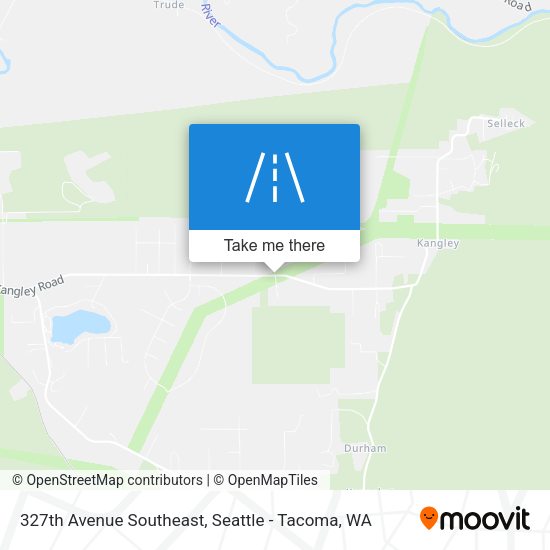 327th Avenue Southeast map