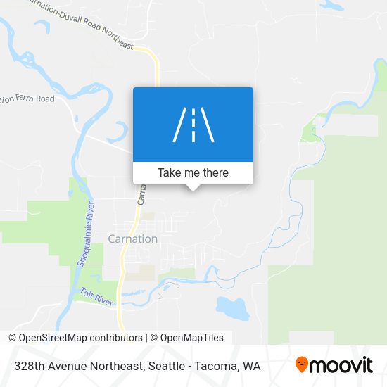 Mapa de 328th Avenue Northeast
