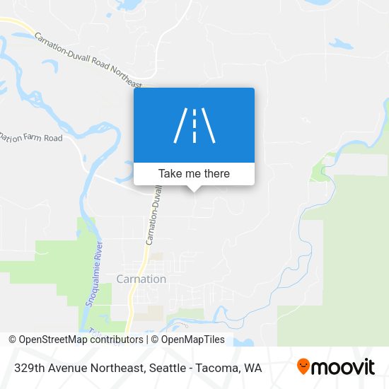 329th Avenue Northeast map