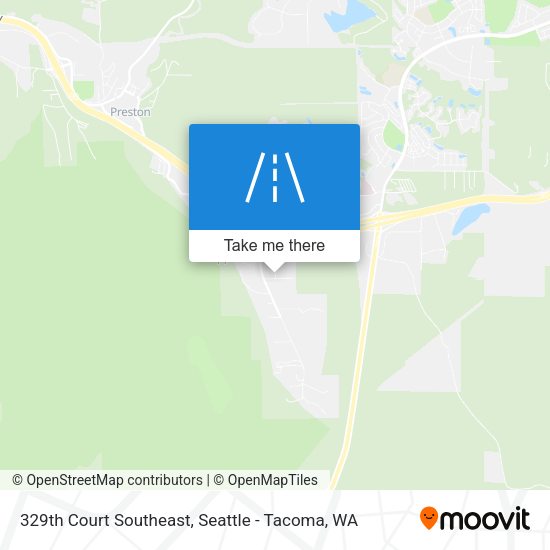 Mapa de 329th Court Southeast