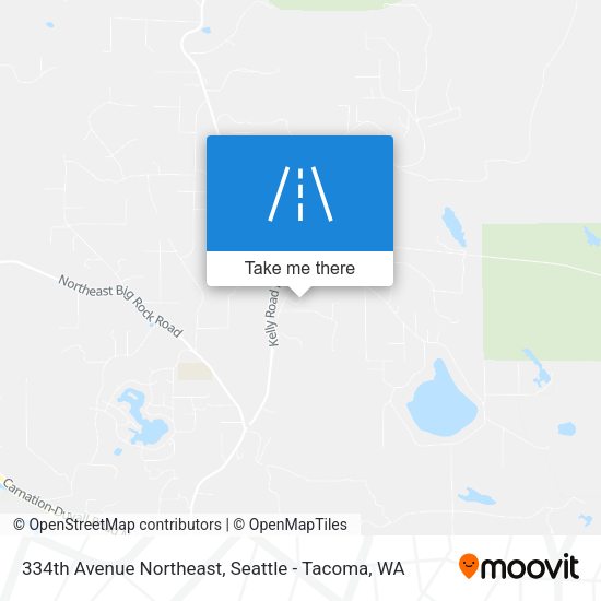 334th Avenue Northeast map