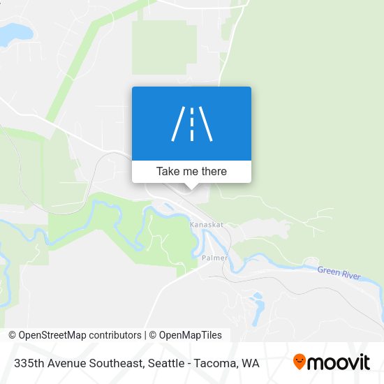 335th Avenue Southeast map