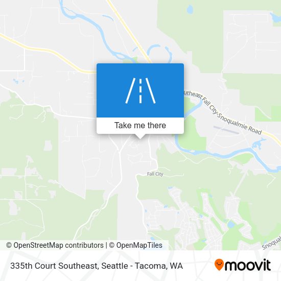 335th Court Southeast map
