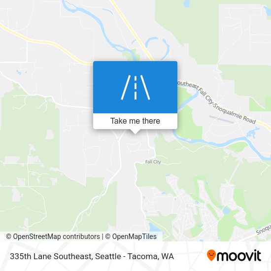 335th Lane Southeast map