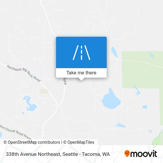 338th Avenue Northeast map