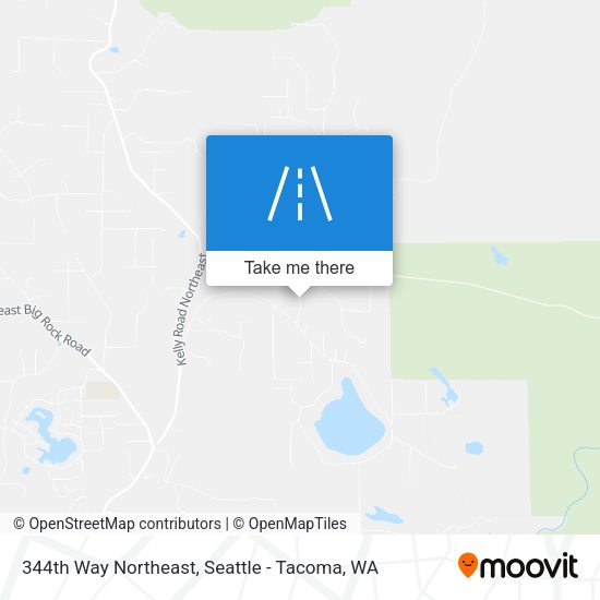 344th Way Northeast map
