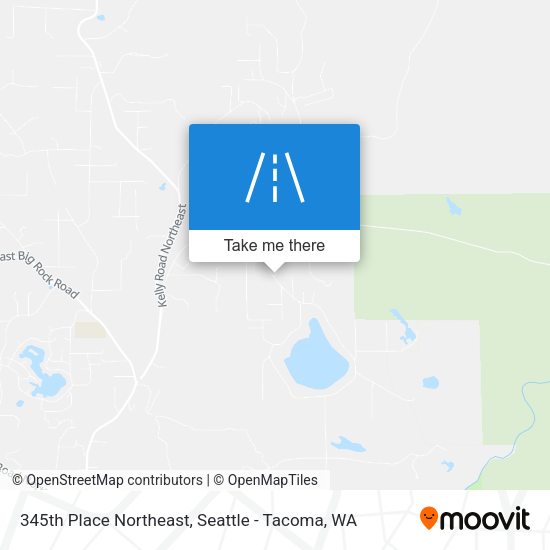 Mapa de 345th Place Northeast
