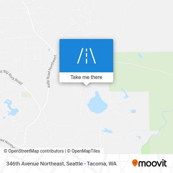 Mapa de 346th Avenue Northeast