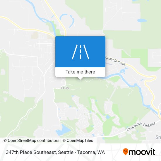 347th Place Southeast map