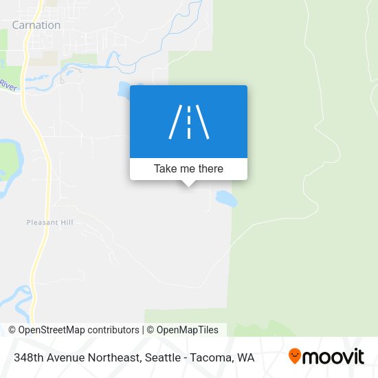 Mapa de 348th Avenue Northeast