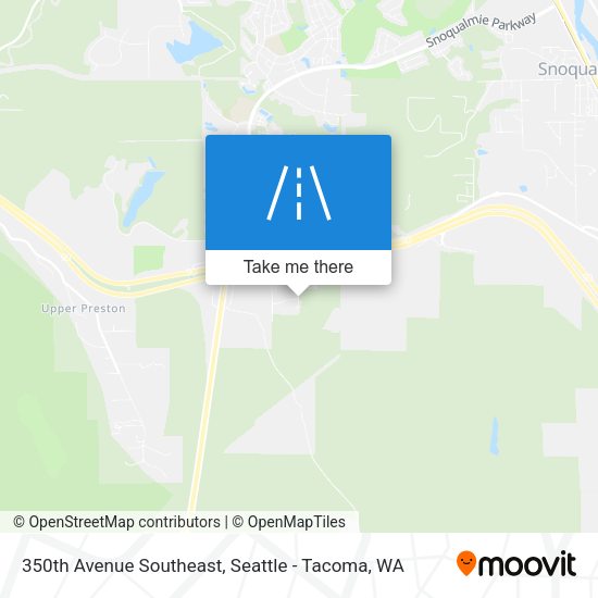 Mapa de 350th Avenue Southeast