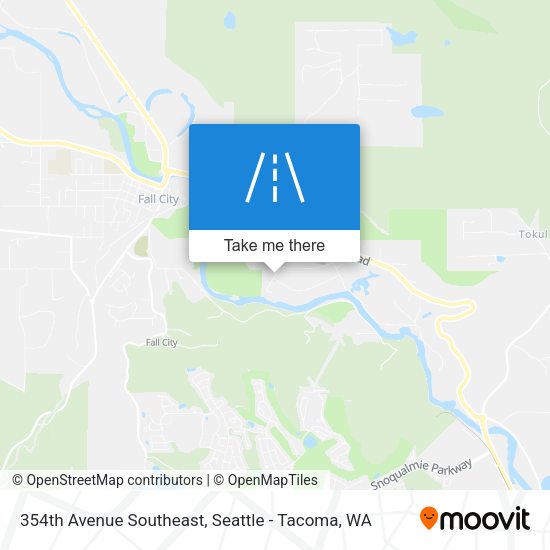 Mapa de 354th Avenue Southeast