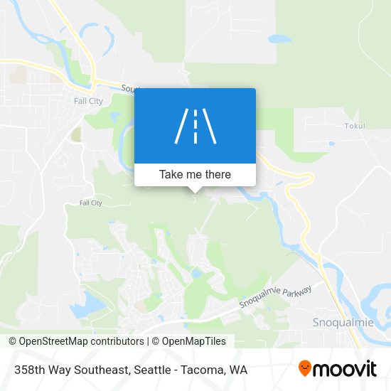 358th Way Southeast map
