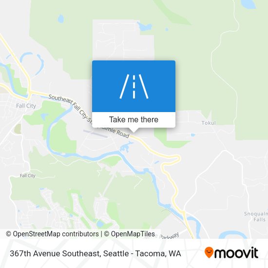 367th Avenue Southeast map