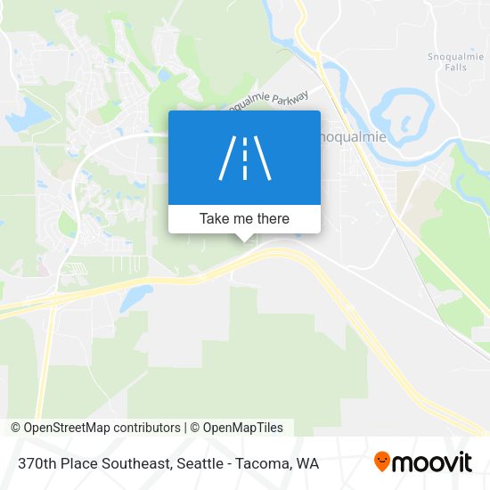 Mapa de 370th Place Southeast