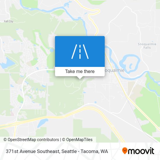 371st Avenue Southeast map