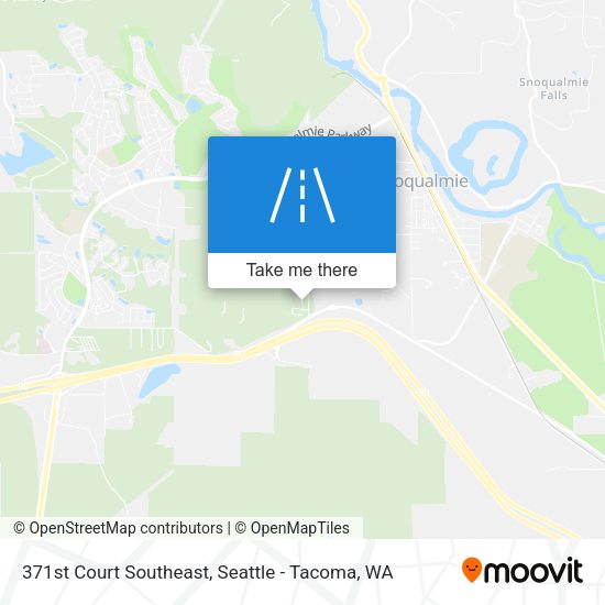 Mapa de 371st Court Southeast
