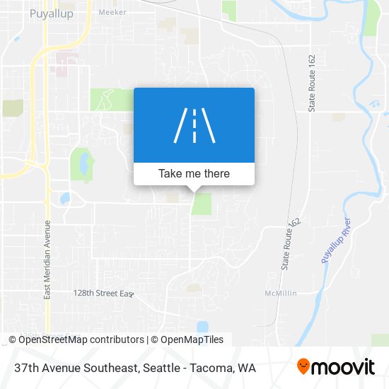 Mapa de 37th Avenue Southeast