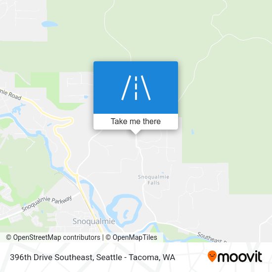 396th Drive Southeast map