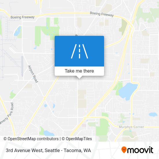 Mapa de 3rd Avenue West