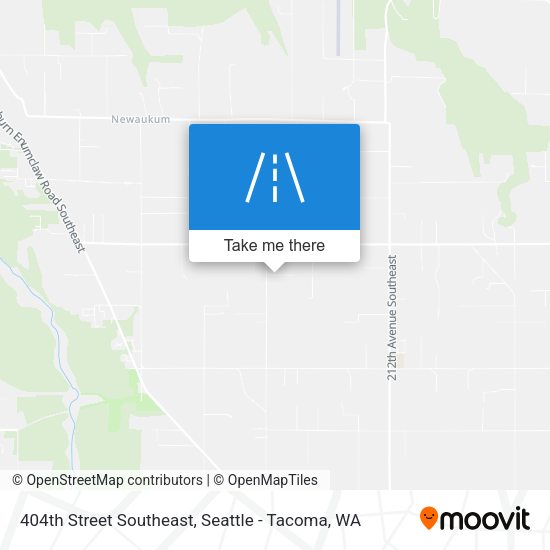 404th Street Southeast map