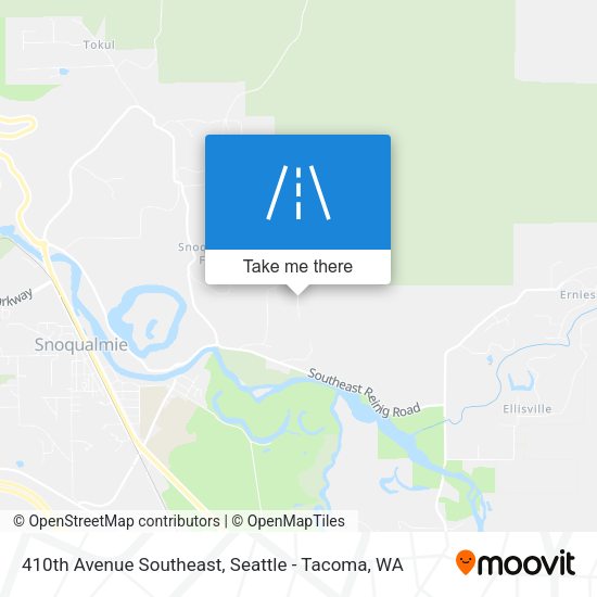 Mapa de 410th Avenue Southeast