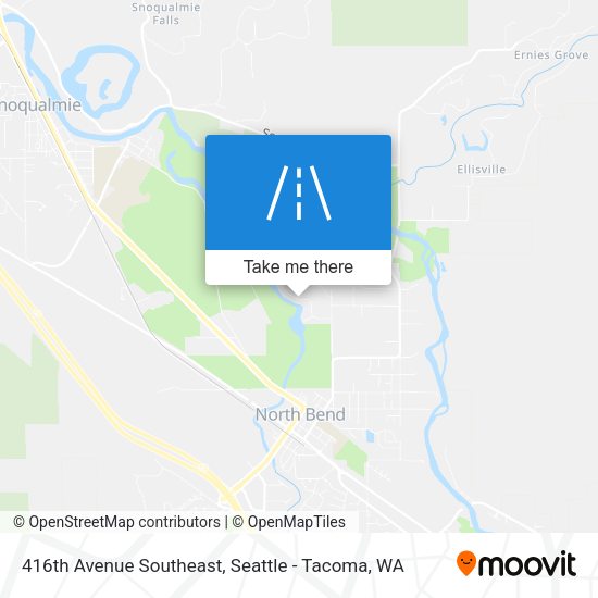 Mapa de 416th Avenue Southeast