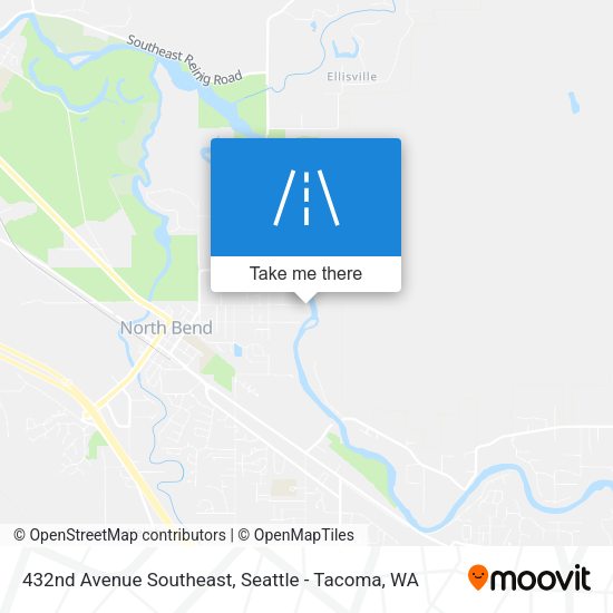 Mapa de 432nd Avenue Southeast