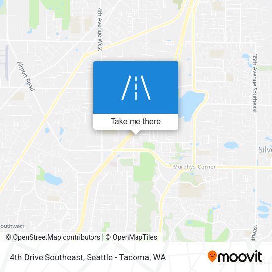 4th Drive Southeast map