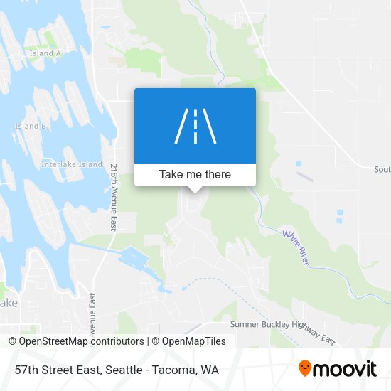 57th Street East map