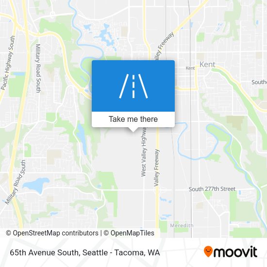 65th Avenue South map